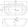 Акриловая ванна BelBagno BB13-1800 180x86