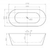 Акриловая ванна BelBagno BB306-1775 177x80
