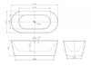 Акриловая ванна BelBagno BB306-1785 179x85