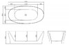 Акриловая ванна BelBagno BB403-1700-850 170x85