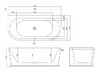 Акриловая ванна BelBagno BB408-1700-800 170x80