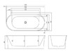 Акриловая ванна BelBagno BB409-1700-800 170x80