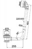 Слив-перелив BelBagno BB567-OVF-CRM