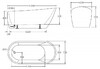 Акриловая ванна BelBagno BB62-1700-W0 170x72