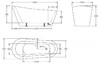 Акриловая ванна BelBagno BB63-1800-W0 180x82
