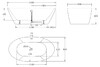 Акриловая ванна BelBagno BB68-1800 180x90