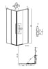 Душевое ограждение Grossman Galaxy 300.K33.01.9090.42.00 90x90