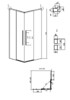 Душевое ограждение Grossman Galaxy 300.K33.01.7070.21.02 70x70