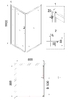 Душевое ограждение Niagara NG-63-8A-A80 80x80