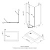 Душевое ограждение Triton Брава хром 120x80