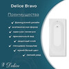 Ванна из искусственного камня Delice Bravo 170x75 глянцевая DLR330035-G