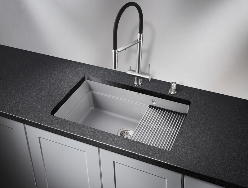 Мойка для кухни Granula Kitchen Space 7303U АЛЮМИНИУМ