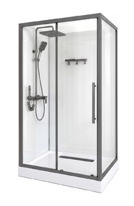 Душевая кабина CeruttiSpa Maiella 120GG SALVI 120x80