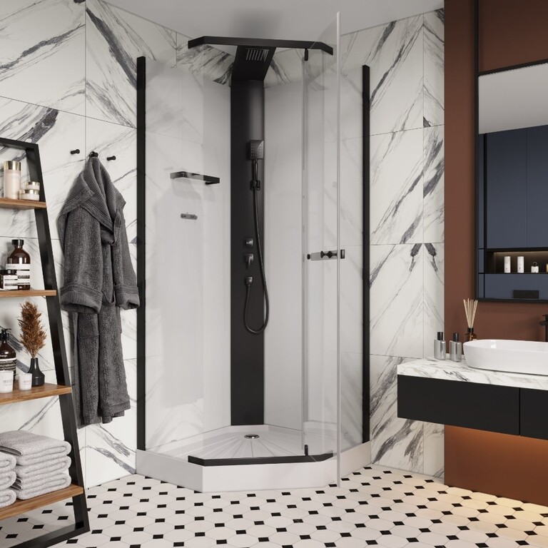 Душевая кабина CeruttiSpa Chika 901B 90x90