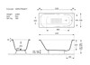 Чугунная ванна Vinsent Veron Concept 140x70x42 а/п