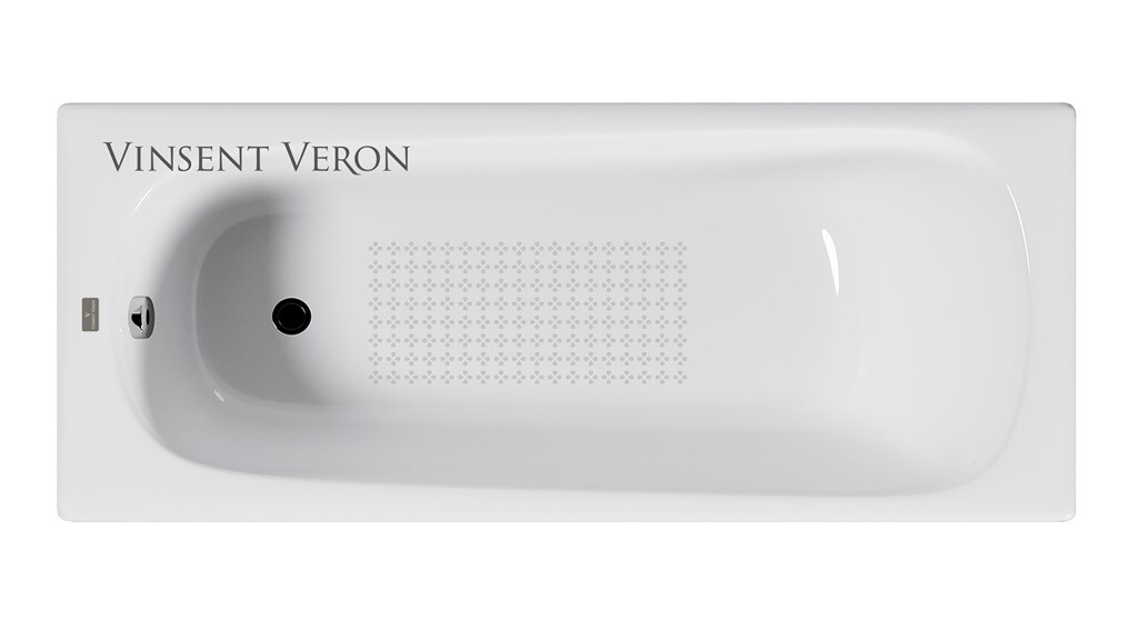 Чугунная ванна Vinsent Veron Concept 140x70x42 а/п