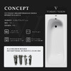 Чугунная ванна Vinsent Veron Concept 140x70x42