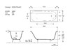 Чугунная ванна Vinsent Veron Concept 150x70x42