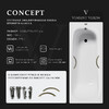 Чугунная ванна Vinsent Veron Concept 160x70x42 с бронзовыми ручками