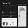 Чугунная ванна Vinsent Veron Concept 165x70x42 с бронзовыми ручками