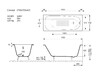 Чугунная ванна Vinsent Veron Concept 170x70x42 с а/п