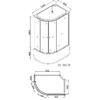 Душевая кабина Loranto CS-66120R F 120x80