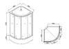 Душевая кабина Loranto CS-900-25TM/M 90x90