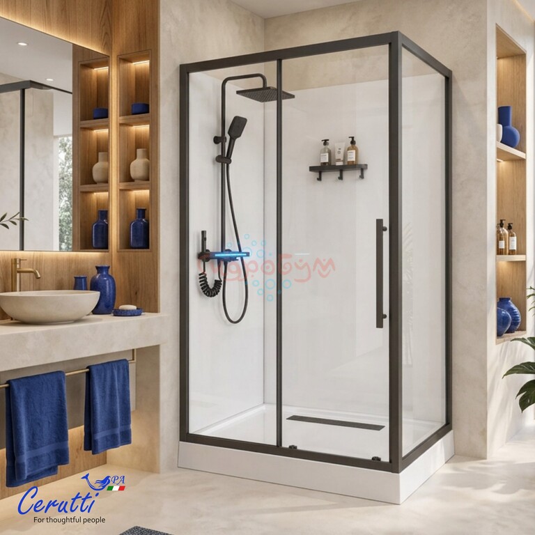 Душевая кабина CeruttiSpa Maiella 120GG TORE 120x80