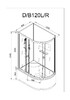 Душевая кабина AvaCan D120L 120x80