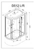 Душевая кабина AvaCan D512SR 120x90