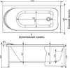 Акриловая ванна Aquanet Nord 140x70