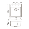 Мойка для кухни Omoikiri Daisen 46-BE ваниль