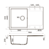 Мойка для кухни Omoikiri Daisen 78-PA пастила