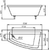 Ванна из искусственного камня Фэма Доминика 160x90 L