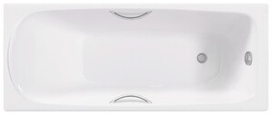 Чугунная ванна Delice Fusion 170x70 с ручками