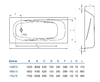 Стальная ванна Koller Pool Deline 170x75 B75US200E