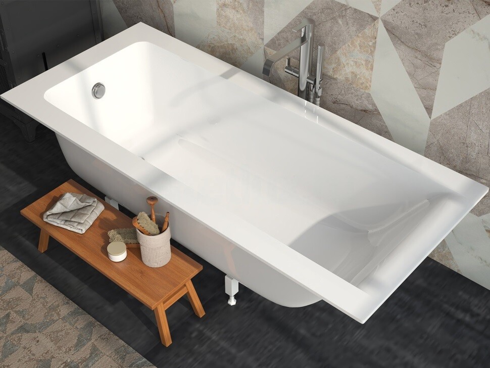 Ванна из искусственного камня Эстет Дельта Slim 170x75