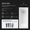 Чугунная ванна Vinsent Veron Devon 170x70x45