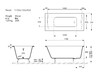Чугунная ванна Vinsent Veron Devon 170x70x45