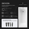 Чугунная ванна Vinsent Veron Devon 175x70x45