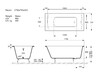 Чугунная ванна Vinsent Veron Devon 175x75x45
