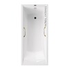 Чугунная ванна Vinsent Veron Devon 180x70x45 с золотыми ручками