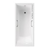 Чугунная ванна Vinsent Veron Devon 180x75x45 с бронзовыми ручками