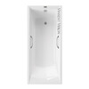 Чугунная ванна Vinsent Veron Devon 180x75x45 с ручками оружейная сталь