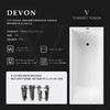 Чугунная ванна Vinsent Veron Devon 190x80x45