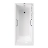 Чугунная ванна Vinsent Veron Devon 190x80x45 с хромированными ручками