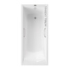 Чугунная ванна Vinsent Veron Devon 190x80x45 с ручками цвет никель