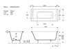Чугунная ванна Vinsent Veron Devon 190x80x45