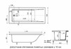 Ванна из искусственного камня Delice Diapason 170x80