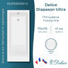 Ванна из искусственного камня Delice Diapason Ultra с узким бортом 170x75 глянцевая DLR330050-G